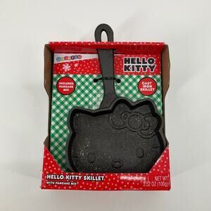 Hello Kitty Cast Iron Skillet With Pancake Mix Holiday Gift Galerie